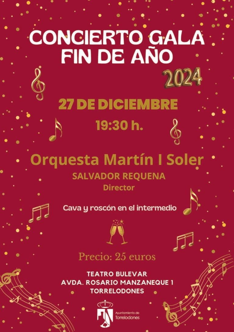 Concierto Gala fin de ano en Torrelodones 768x1090
