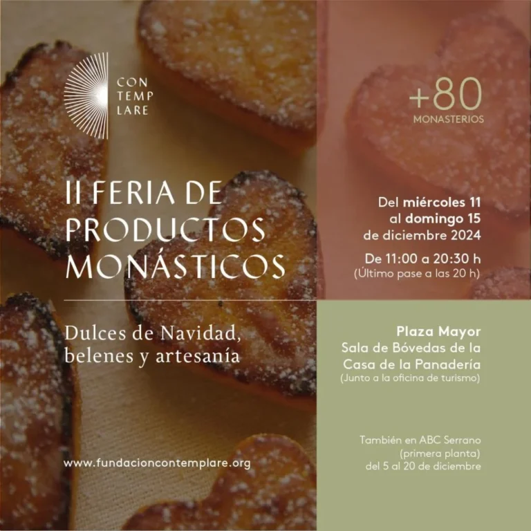 Feria Monastica de Dulces Navidenos de Madrid 768x768