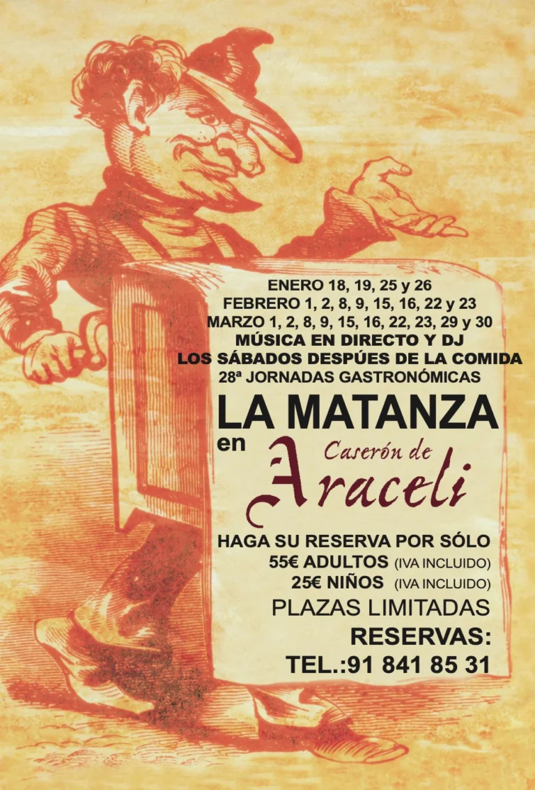 Jornadas Gastronomicas de la Matanza en El Caseron de Araceli 2025 768x1133