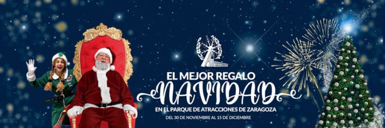 Navidad en el Parque de Atracciones de Zaragoza 768x256