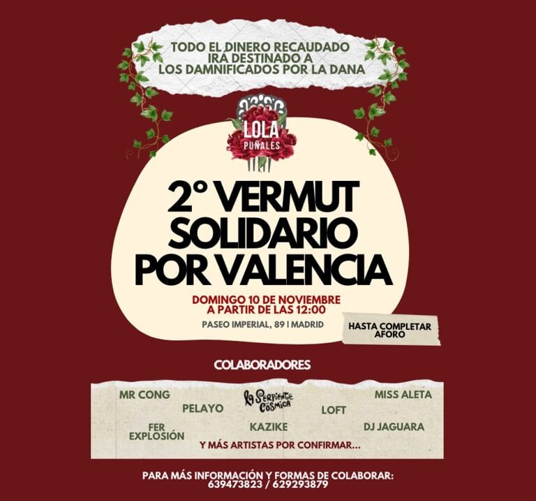 Vermut Solidario por Valencia en Madrid 768x717