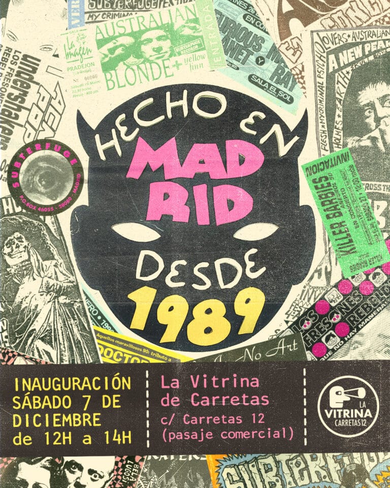 Exposicion Hecho en Madrid. Desde 1989 en La Vitrina 768x960