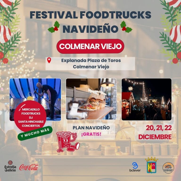 Festival de foodtrucks navideno de Colmenar Viejo 768x768