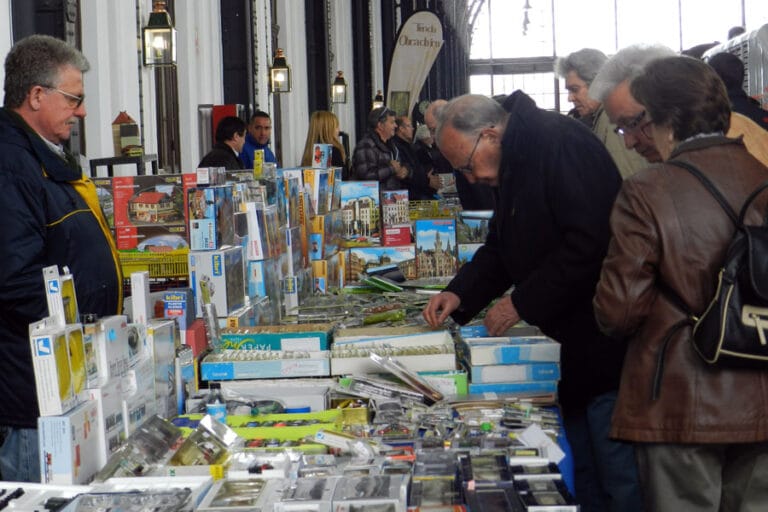 Mercadillo de modelismo en el Museo del Ferrocarril 768x512
