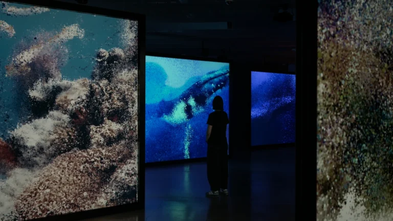 Exposicion Inmersiva Ecos del Oceano en Espacio Fundacion Telefonica 3 768x432