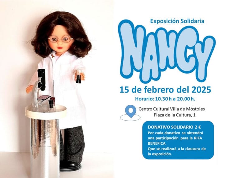 Exposicion solidaria de Nancy en Madrid 768x571