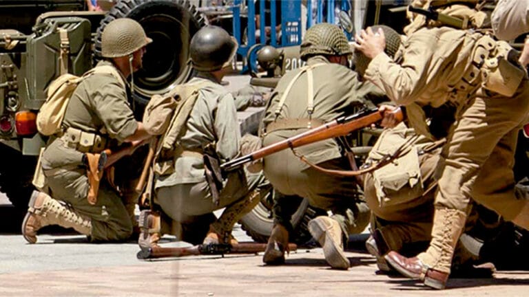 Recreacion historica de la segunda guerra mundial en Alcala de Henares 768x432