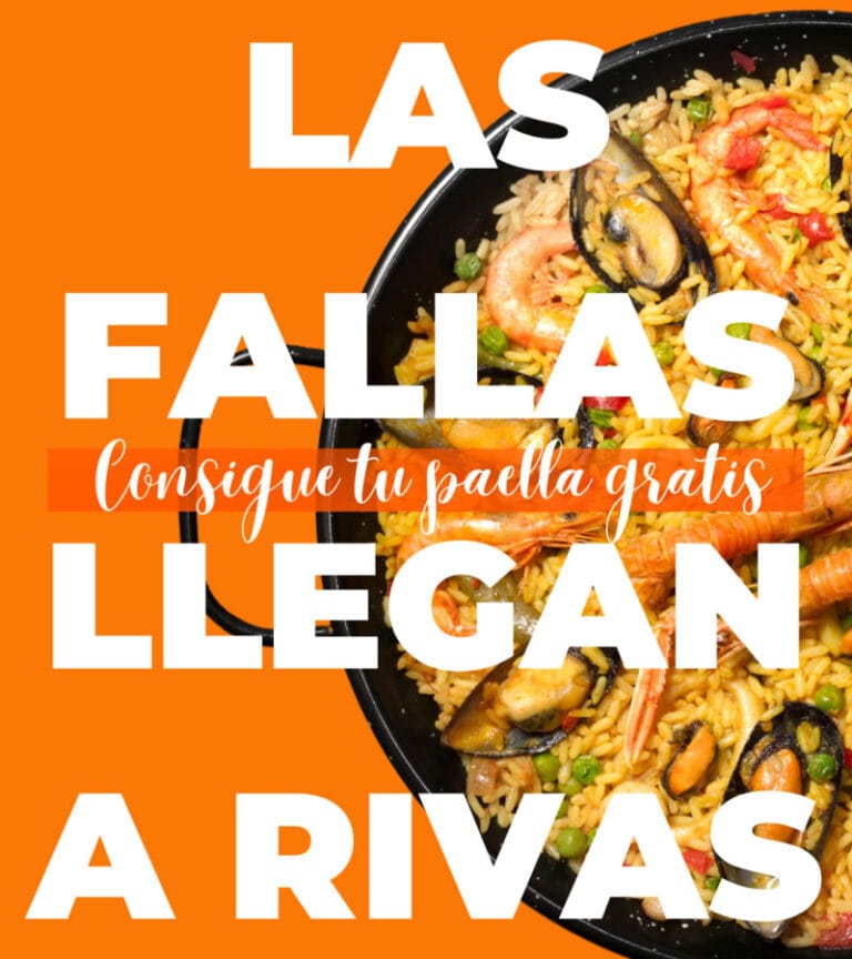 Las Fallas llegan a Rivas con paella gratis 768x864