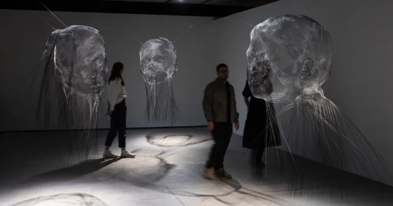 Exposicion Jaume Plensa. Materia interior en Espacio Telefonica 3 768x403