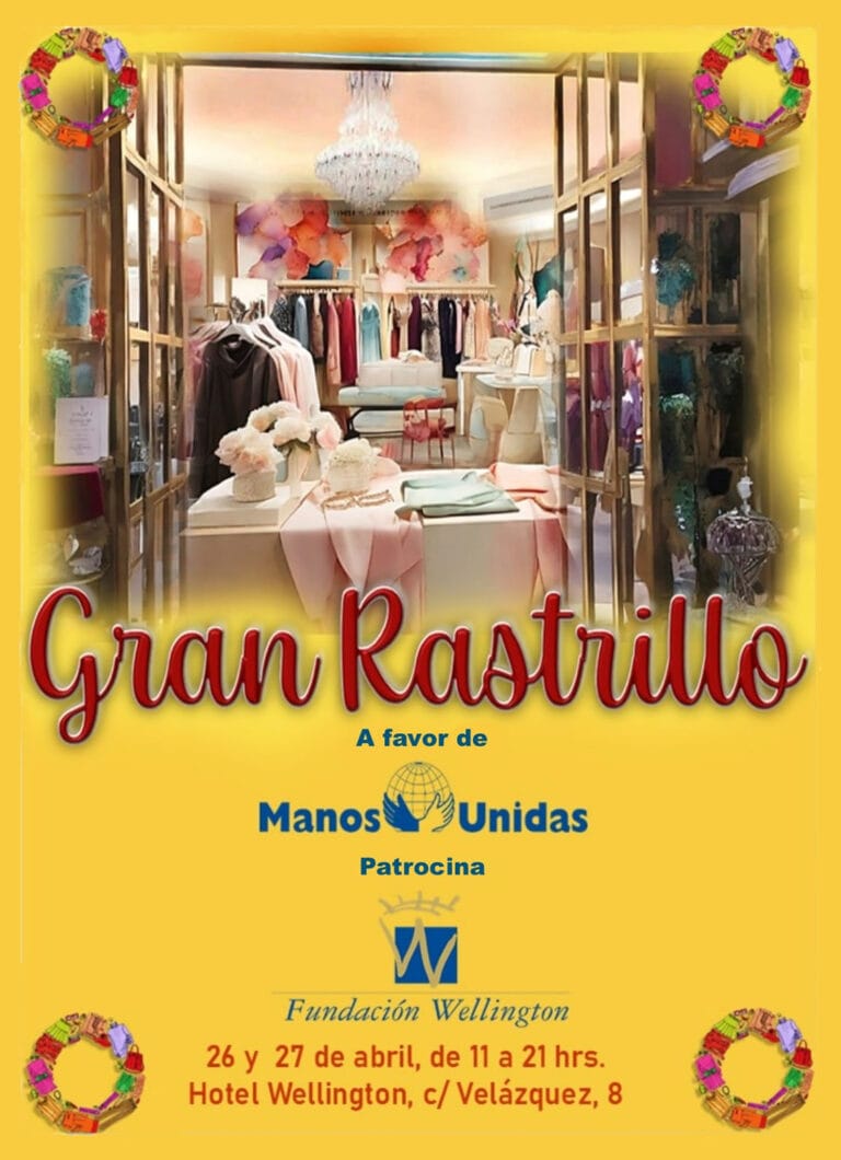 Gran Rastrillo Benefico a favor de Manos Unidas en el Hotel Wellington Madrid 768x1060