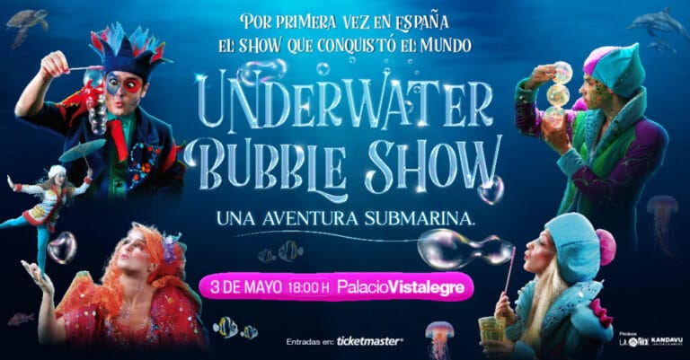 Underwater Bubble Show Una Aventura Submarina en Madrid 768x401