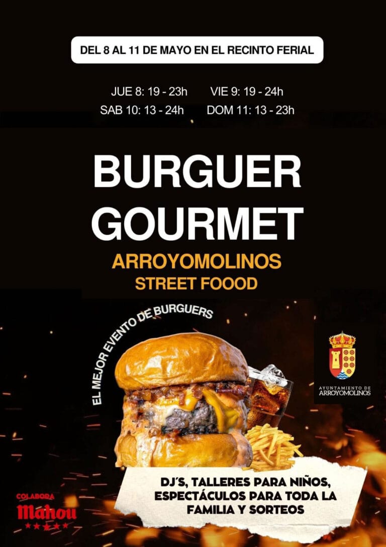 Burger Gourmet Street Food Festival en Arroyomolinos 2025 768x1086