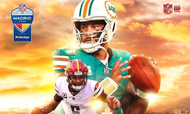 NFL Madrid Game 2025 Miami Dolphins Washington Commanders 768x462