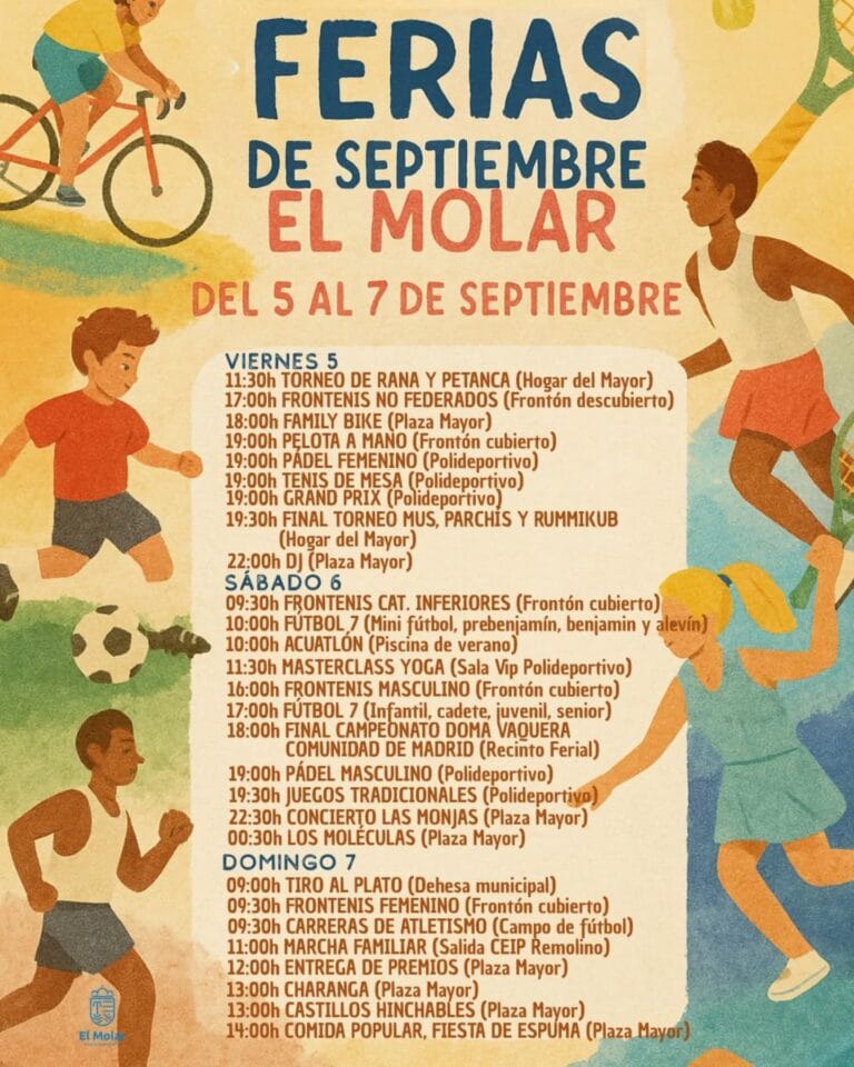 Fiestas y Ferias de El Molar Septiembre 2025 768x960