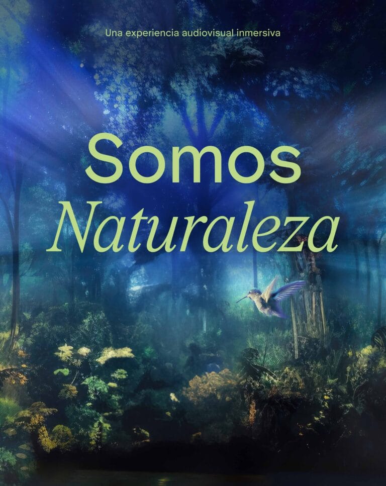 Exposicion Somos naturaleza Una experiencia audiovisual inmersiva en CaixaForum Madrid 768x967