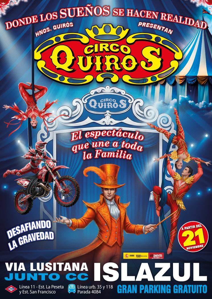 Navidades Gran Circo Quiros en Madrid 2025