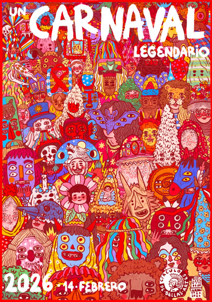 Fiesta de Carnaval en el Circulo de Bellas Artes de Madrid 2026