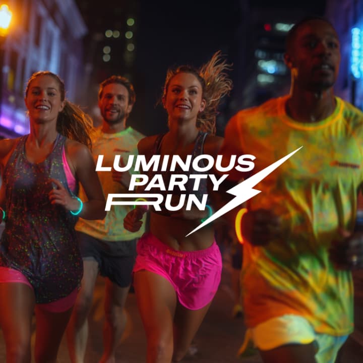 Luminous Party Run Conoce gente nueva en una carrera nocturna neon