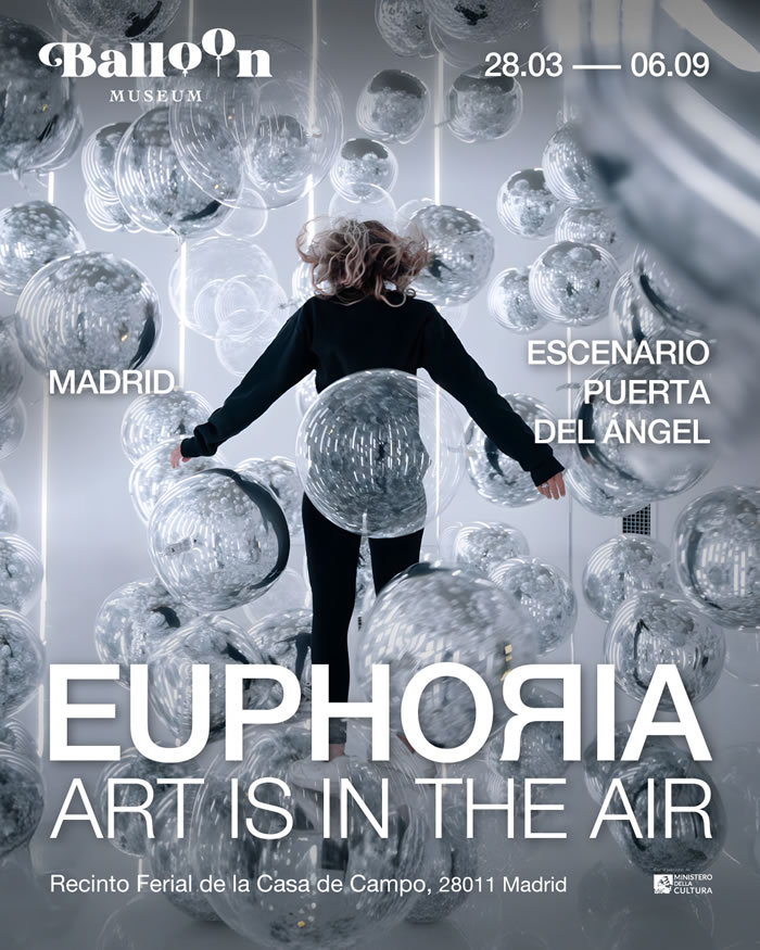 Exposicion inmersiva Euphoria Art Is in the Air