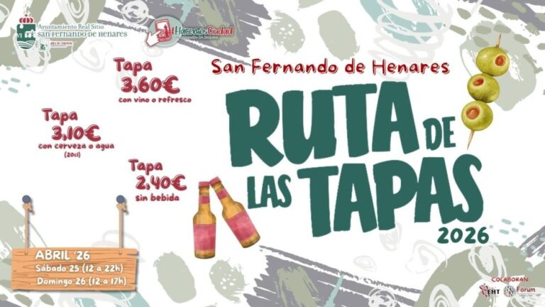 Ruta de las Tapas San Fernando de Henares 2026 768x432