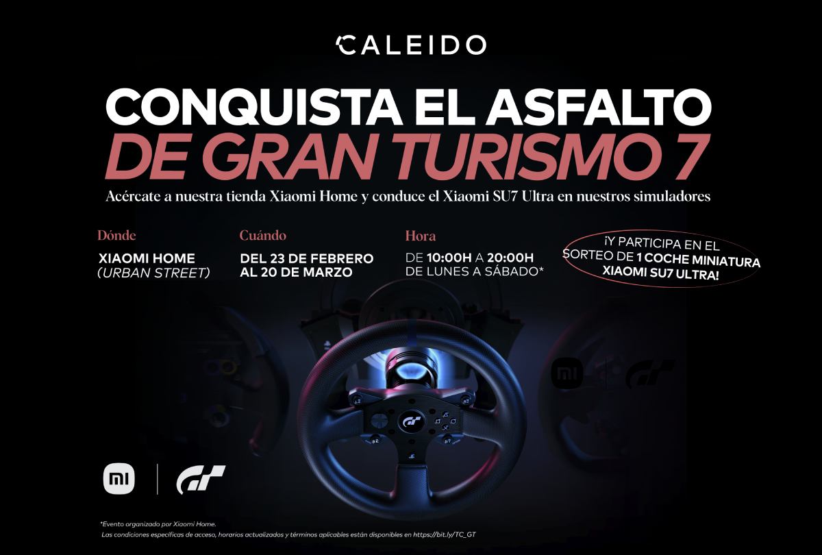 Vive la experiencia de conducir el Xiaomi SU7 Ultra en el simulador hiperrealista en Caleido